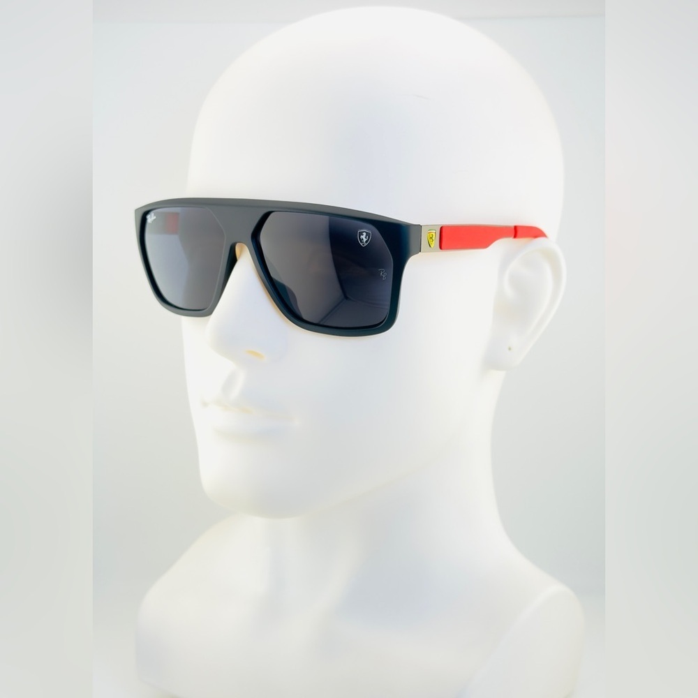 Ray-Ban Scuderia Ferrari Sunglasses RB4309M Matte Black Frame Gray Lenses UNISEX